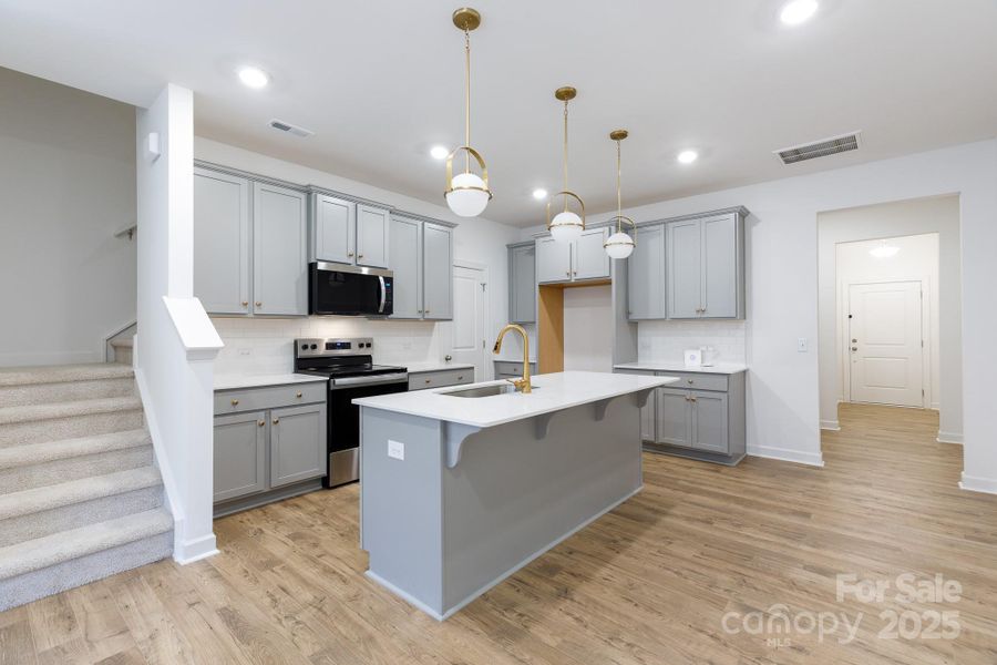 Furnished interior view inside a new home in , Charlotte (Image 9).