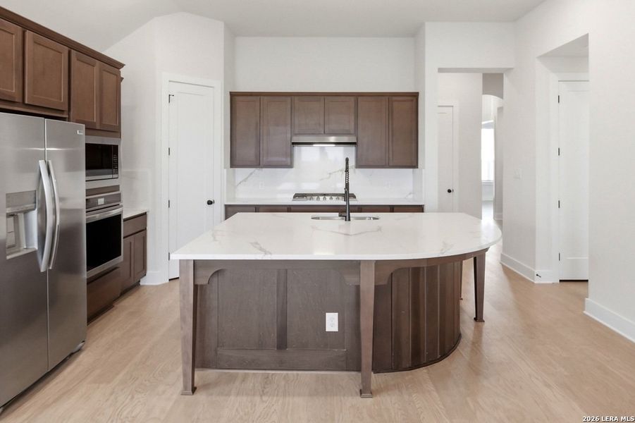 Furnished interior view inside a new home in Prominence, San Antonio (Image 11).