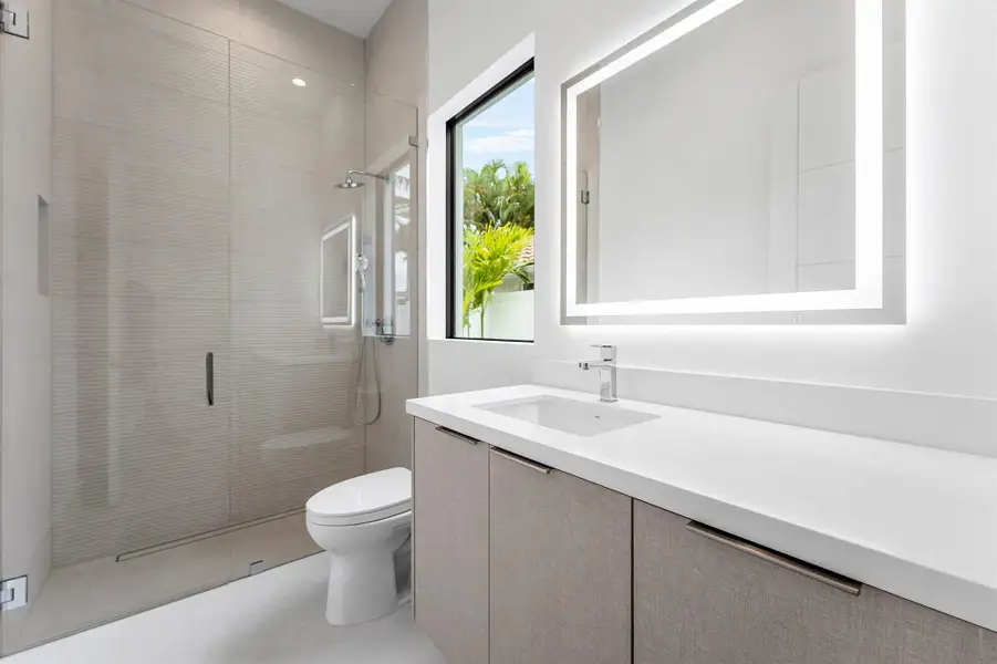 Furnished interior view inside a new home in , Boca Raton (Image 8).