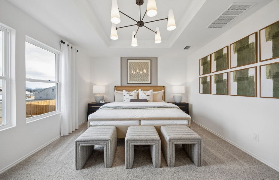 Representative furnished interior of a home built from the Camelia by Centex in Clearhaven, Princeton (Image 18).