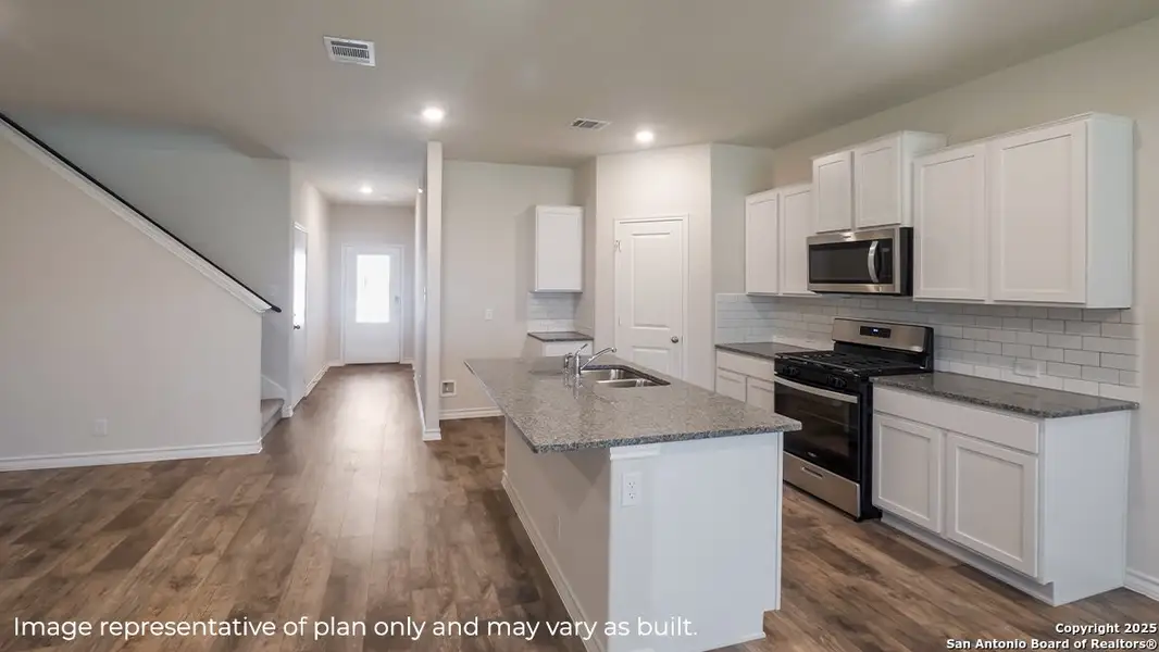 Furnished interior view inside a new home in Brookstone Creek, San Antonio (Image 8).