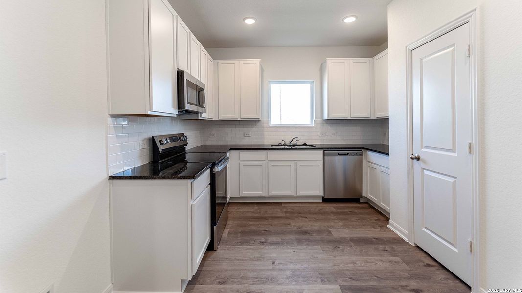 Furnished interior view inside a new home in Katzer Ranch, Converse (Image 4).