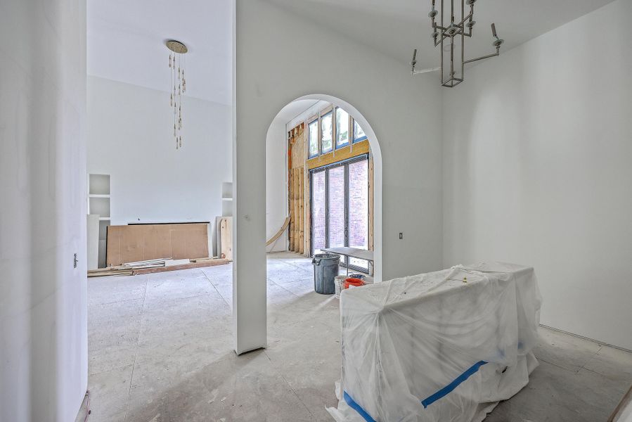 Furnished interior view inside a new home in , Summerville (Image 3). Furnished interior view inside a new home in , Summerville (Image 3).