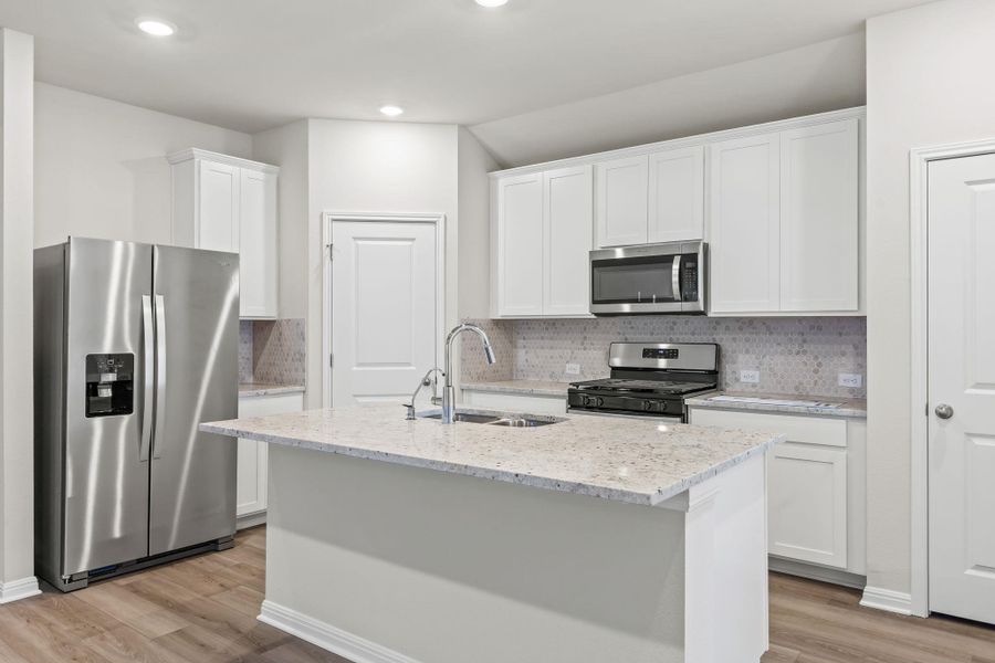 Furnished interior view inside a new home in Flora, Hutto (Image 7). Furnished interior view inside a new home in Flora, Hutto (Image 7).