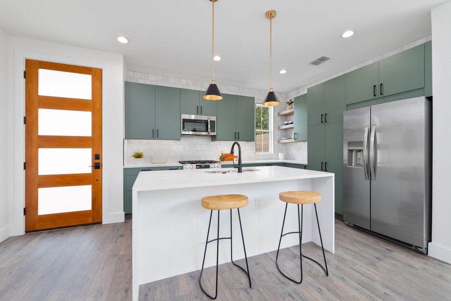Furnished interior view inside a new home in , Austin (Image 16).