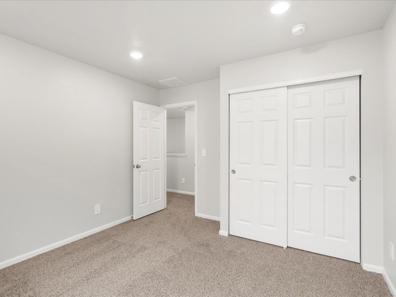 Spacious, unfurnished interior of a new home in Buffalo Highlands: The Canyon Collection, Commerce City (Image 14). Spacious, unfurnished interior of a new home in Buffalo Highlands: The Canyon Collection, Commerce City (Image 14).