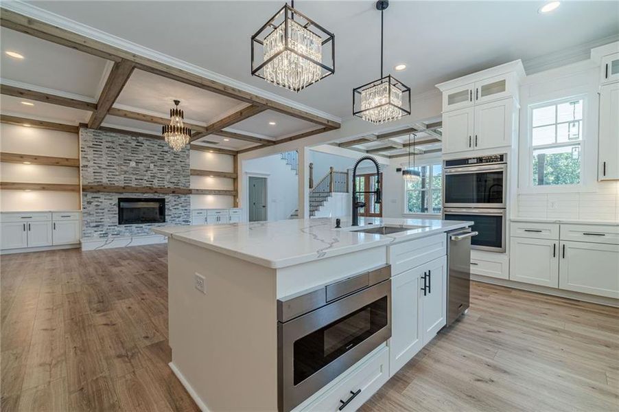 Furnished interior view inside a new home in , Dacula (Image 10).