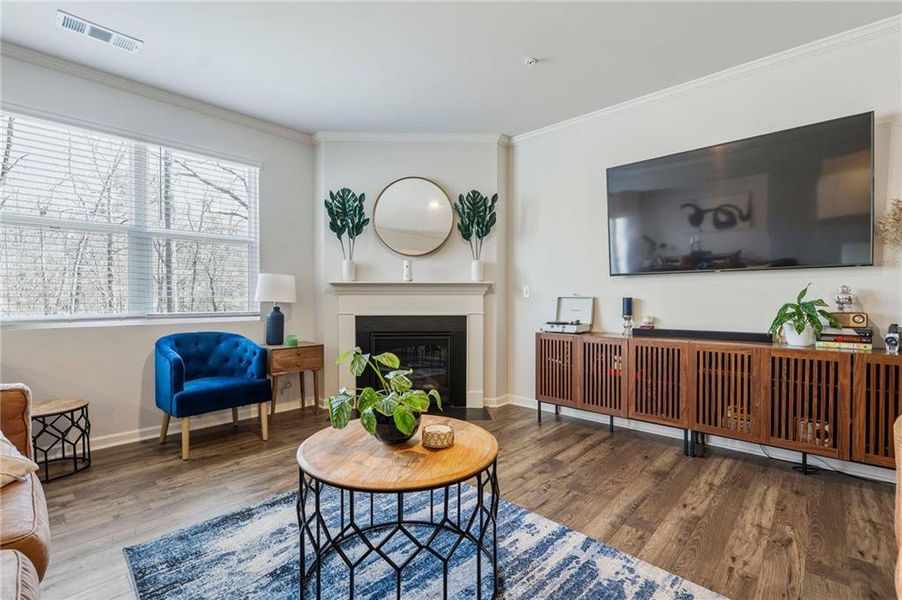 Furnished interior view inside a new home in , Fairburn (Image 27).