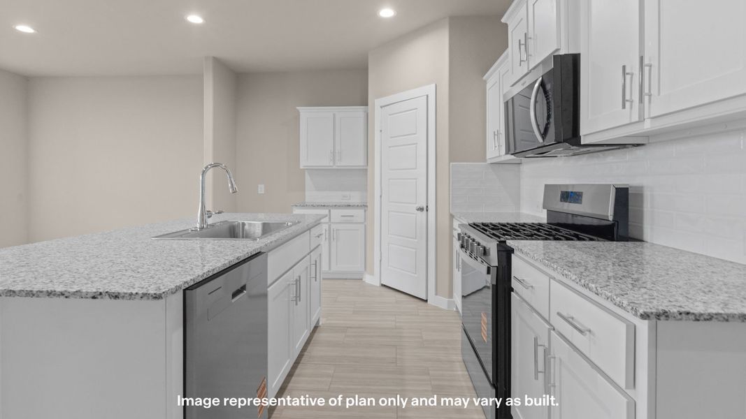 Furnished interior view inside a new home in Homestead at Parks Bell Ranch, Odessa (Image 7).