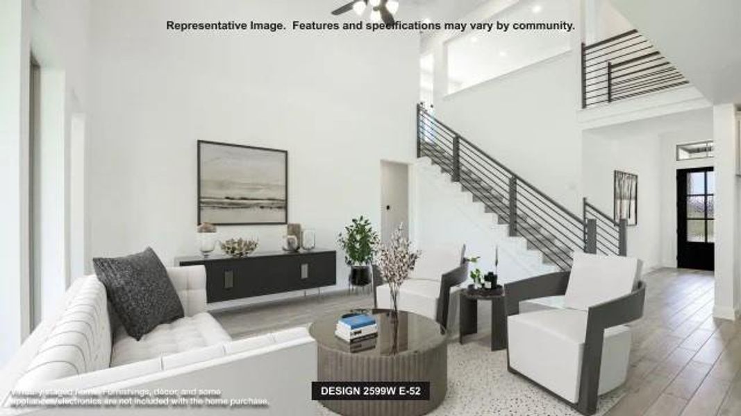Furnished interior view inside a new home in Two Step Farm, Montgomery (Image 5).