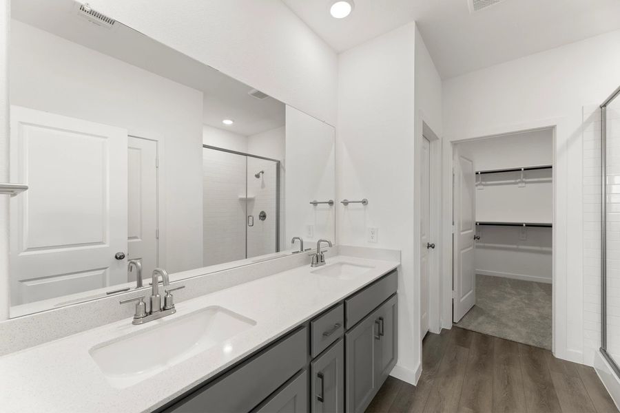 Primary Bathroom featuring the Milan Collection Primary Bathroom featuring the Milan Collection