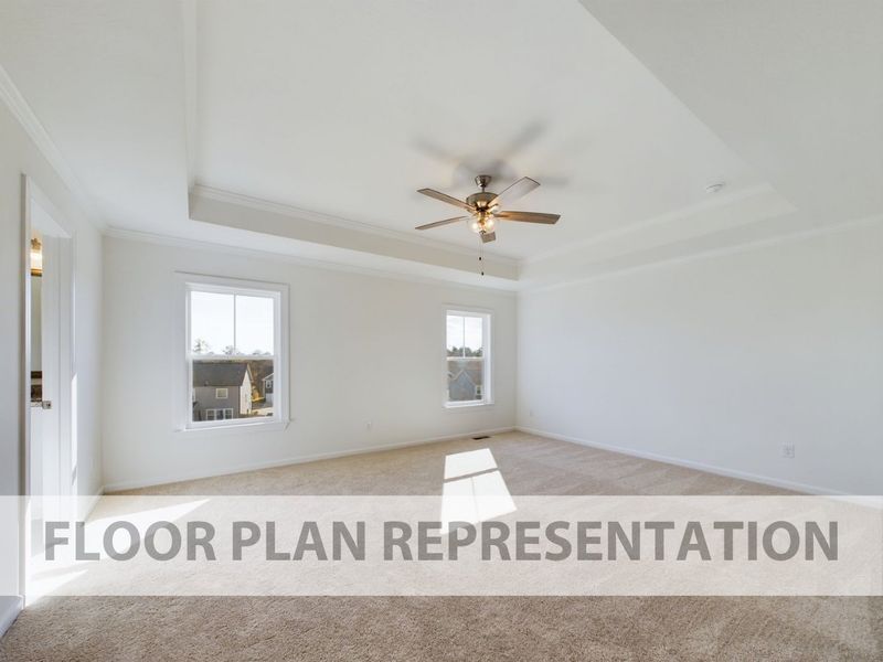 Primary Bedroom Floorplan Representation Photo 2 | The 2078 Plan