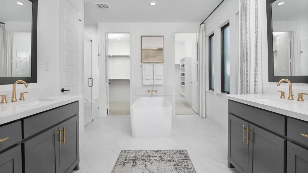 Furnished interior view inside a new home in Sweetgrass, Haslet (Image 10).
