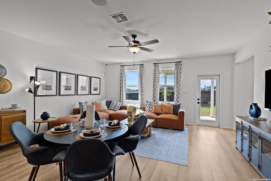 Furnished interior view inside a new home in Hannah Heights, Seguin (Image 15).