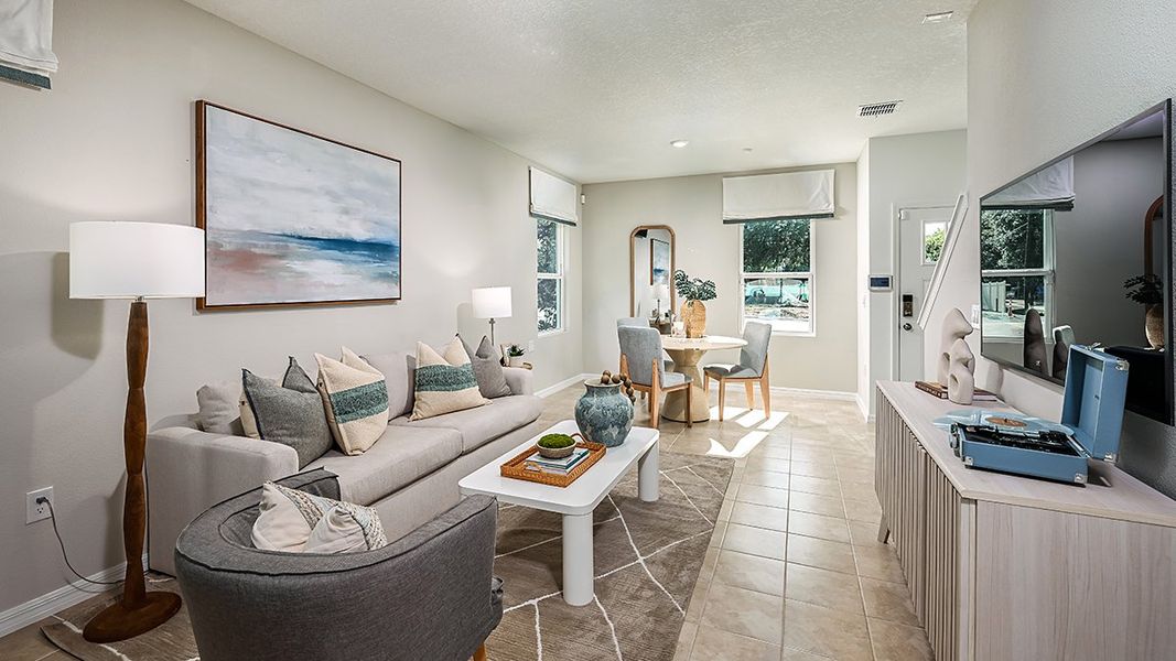 Furnished interior view inside a new home in Sabal Terrace, Jacksonville (Image 7).