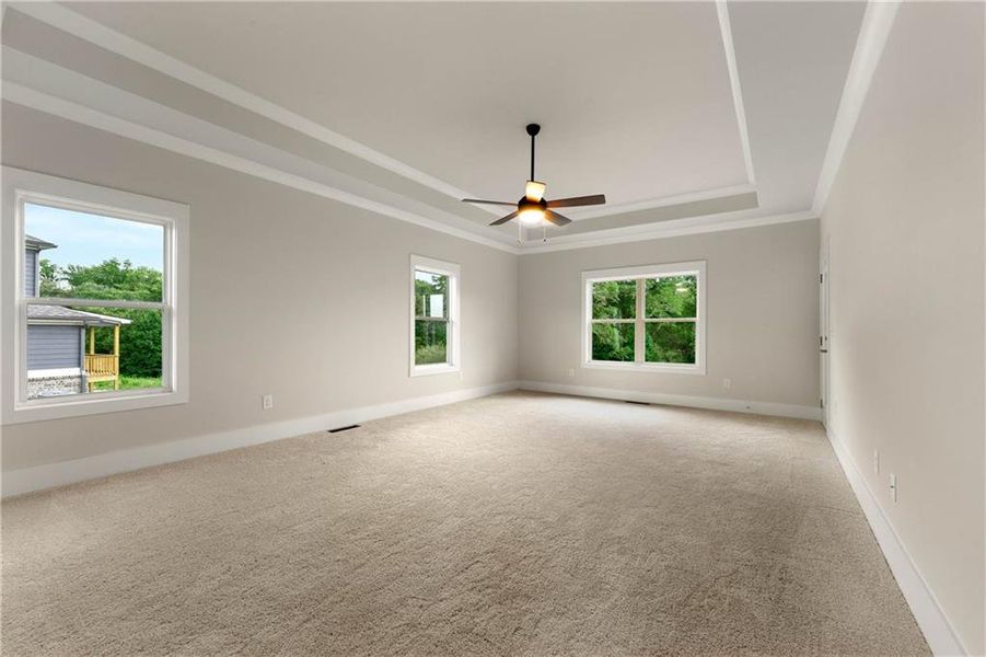 Spacious, unfurnished interior of a new home in Steeplechase, Hoschton (Image 26).