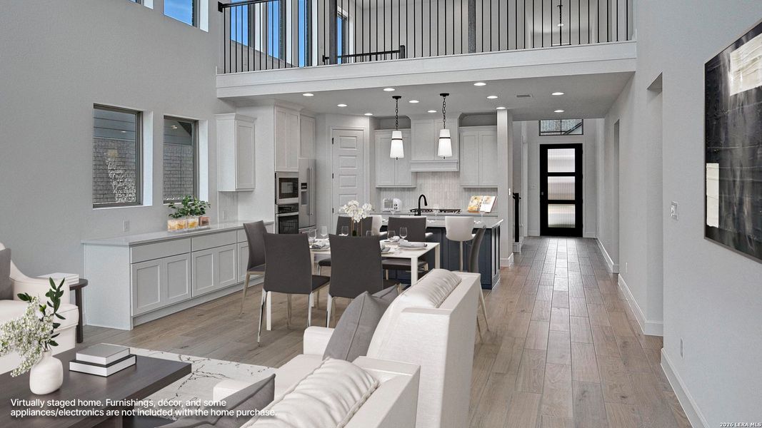 Furnished interior view inside a new home in Corley Farms, Boerne (Image 13).