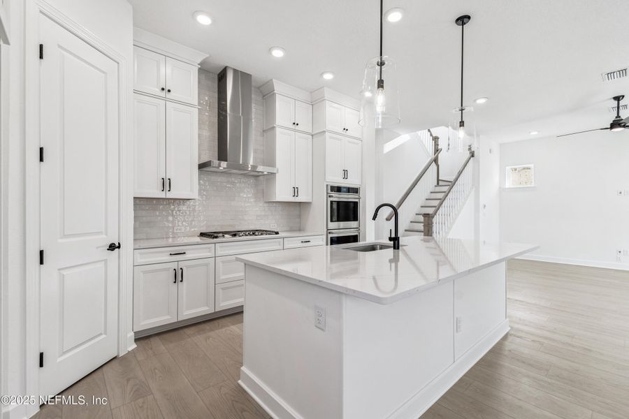 Furnished interior view inside a new home in Seven Pines 50' Rear Entry, Jacksonville (Image 7). Furnished interior view inside a new home in Seven Pines 50' Rear Entry, Jacksonville (Image 7).