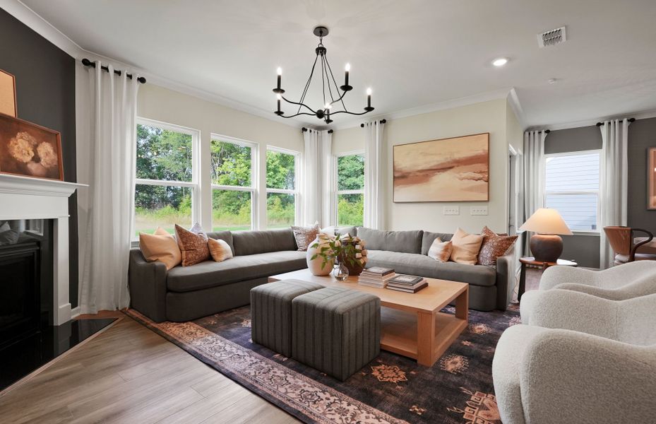 Representative furnished interior of a home built from the Bedrock by Pulte Homes in The Retreat at Carolina Ridge, Harrisburg (Image 45).