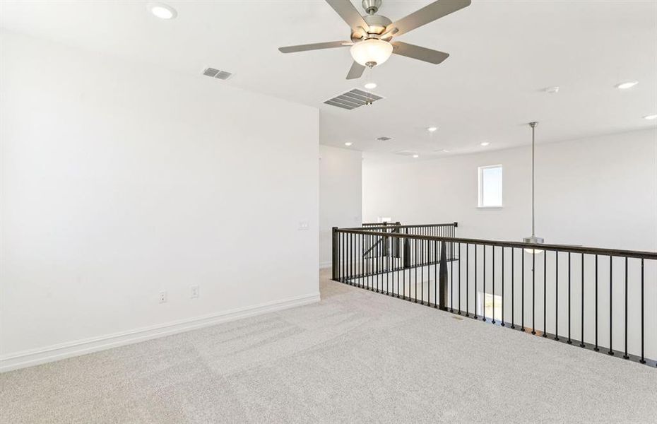 Game room on second floor Game room on second floor