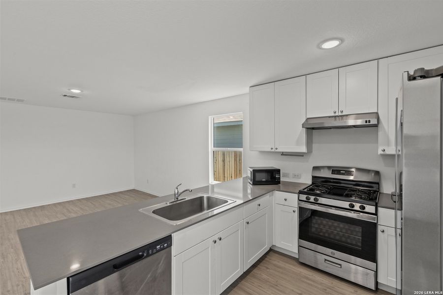 Furnished interior view inside a new home in Hidden Trails, Bulverde (Image 9).