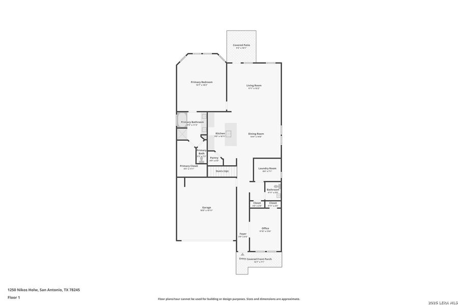 2D floor plan layout of this home in Arcadia Ridge - Premier Series, San Antonio, TX (Image 6).