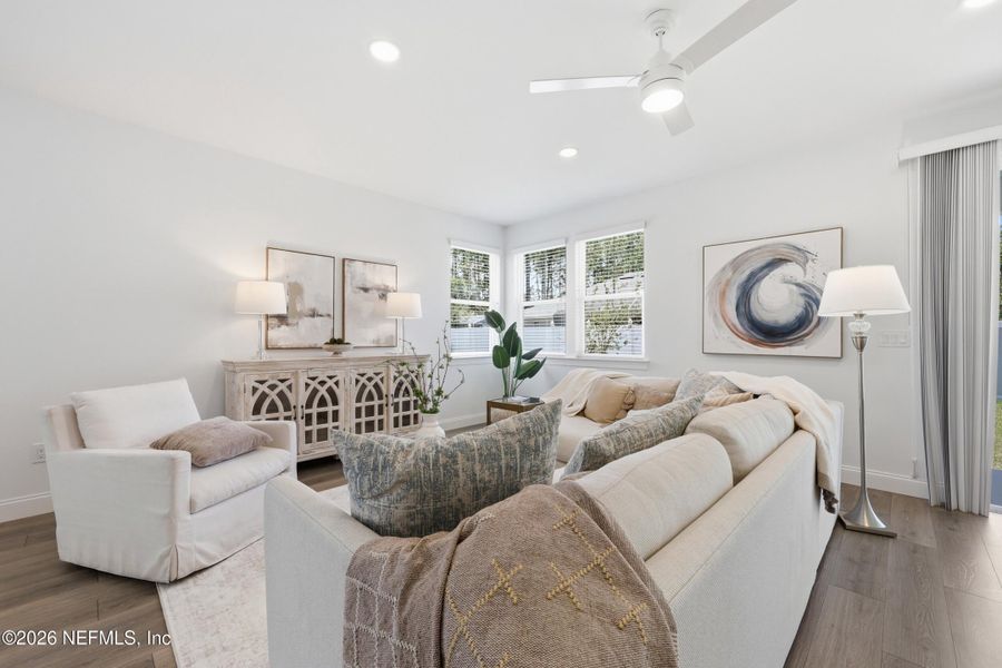 Furnished interior view inside a new home in Palm Coast Homes, Palm Coast (Image 32).