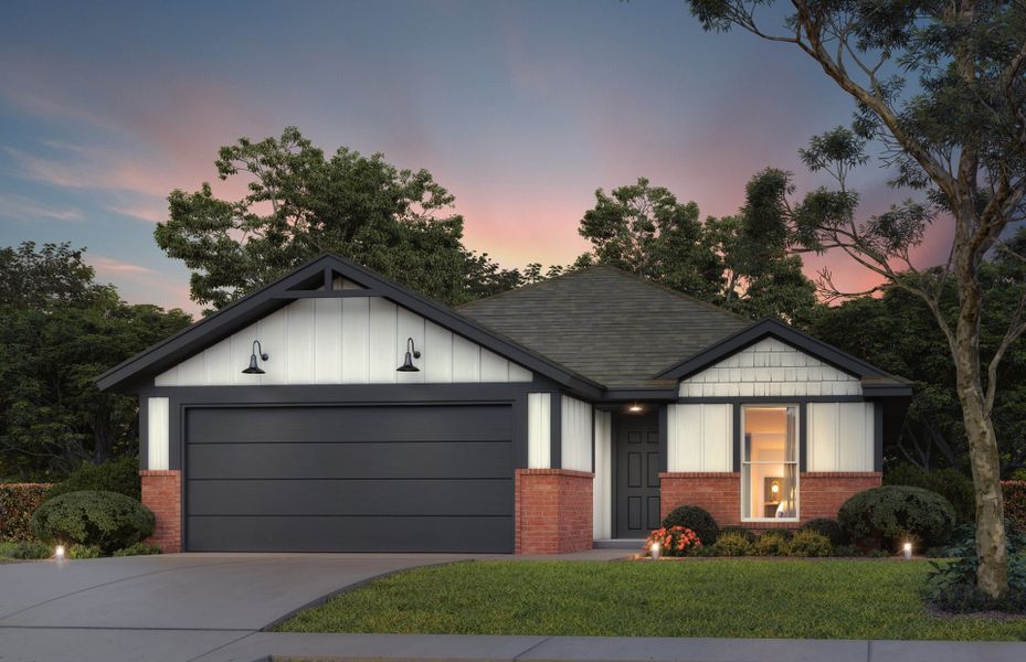 Representative exterior photo of a completed home built from the Spruce by Home Creations in Hill & Dale Ranch, Splendora, TX (Image 2). Representative exterior photo of a completed home built from the Spruce by Home Creations in Hill & Dale Ranch, Splendora, TX (Image 2).