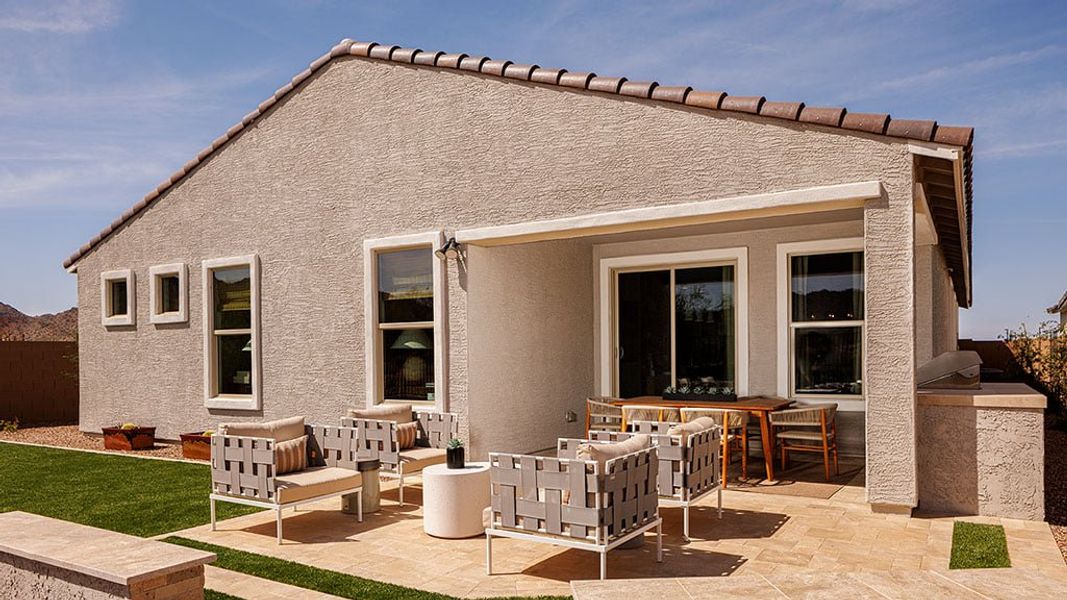 Representative exterior details of a home built from the Regal by Taylor Morrison in Ladera Trails, Peoria (Image 3).