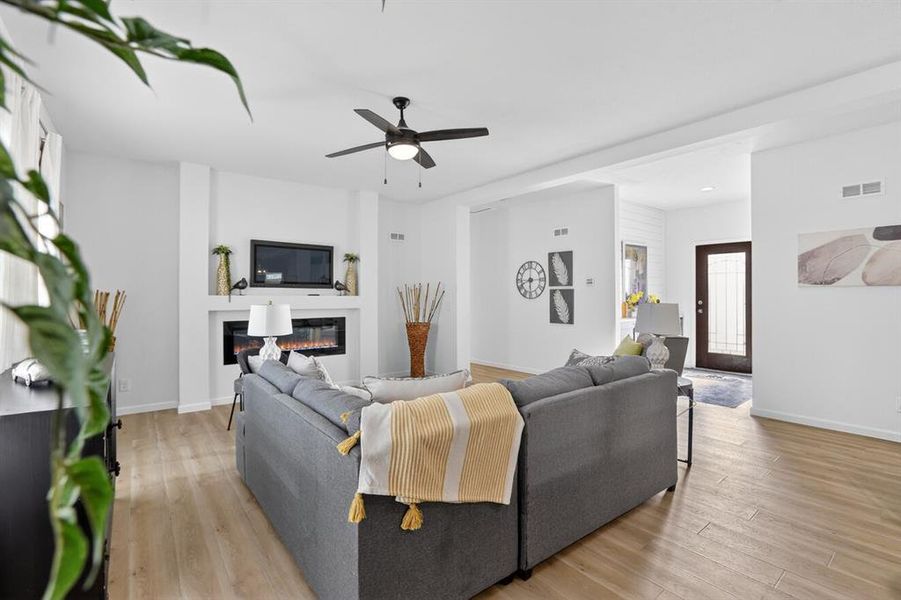 Furnished interior view inside a new home in , Moody (Image 7).