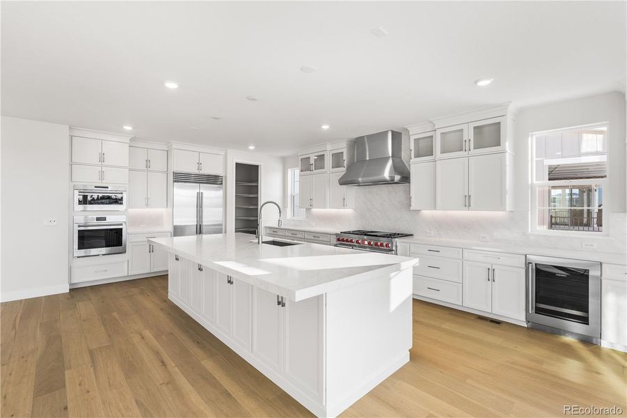 Furnished interior view inside a new home in Luxe at The Canyons, Castle Pines (Image 16).