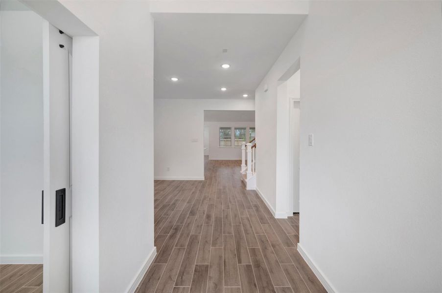 Inviting foyer