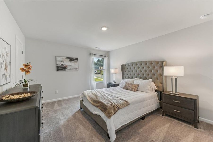 Furnished interior view inside a new home in The Hills at Cedar Creek, Winder (Image 34).