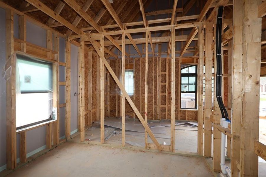 In-progress construction of a new home in The Meadows at Imperial Oaks, Conroe, TX (Image 9). In-progress construction of a new home in The Meadows at Imperial Oaks, Conroe, TX (Image 9).