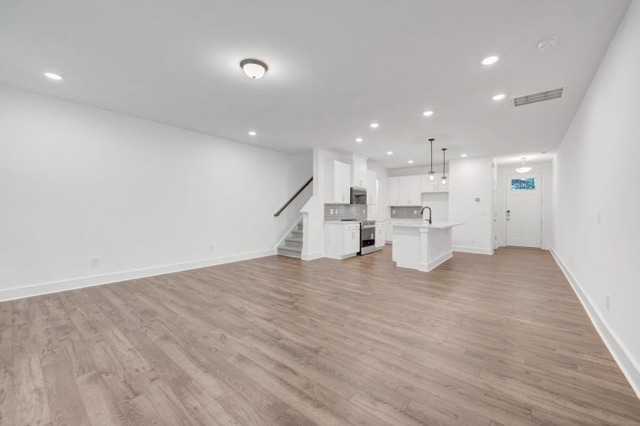 Spacious, unfurnished interior of a new home in Ashmore Townes, Garner (Image 11). Spacious, unfurnished interior of a new home in Ashmore Townes, Garner (Image 11).