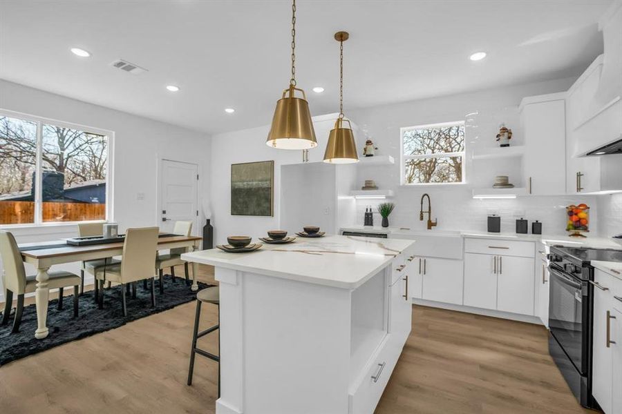 Furnished interior view inside a new home in , Gun Barrel City (Image 17).