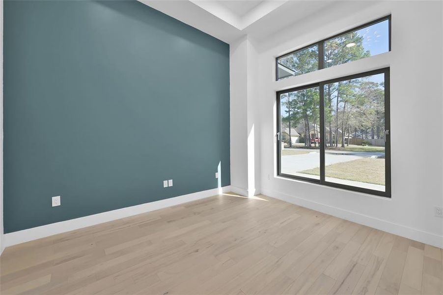 Bright and spacious study at the front of the home.