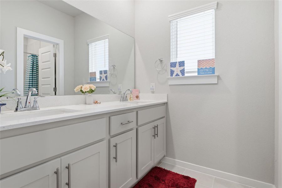 Furnished interior view inside a new home in University Heights, Round Rock (Image 18).
