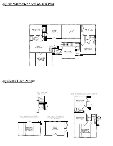 2D floor plan layout for the Manchester by Eastwood Homes in Rock Creek, Denver, NC (Image 3). 2D floor plan layout for the Manchester by Eastwood Homes in Rock Creek, Denver, NC (Image 3).