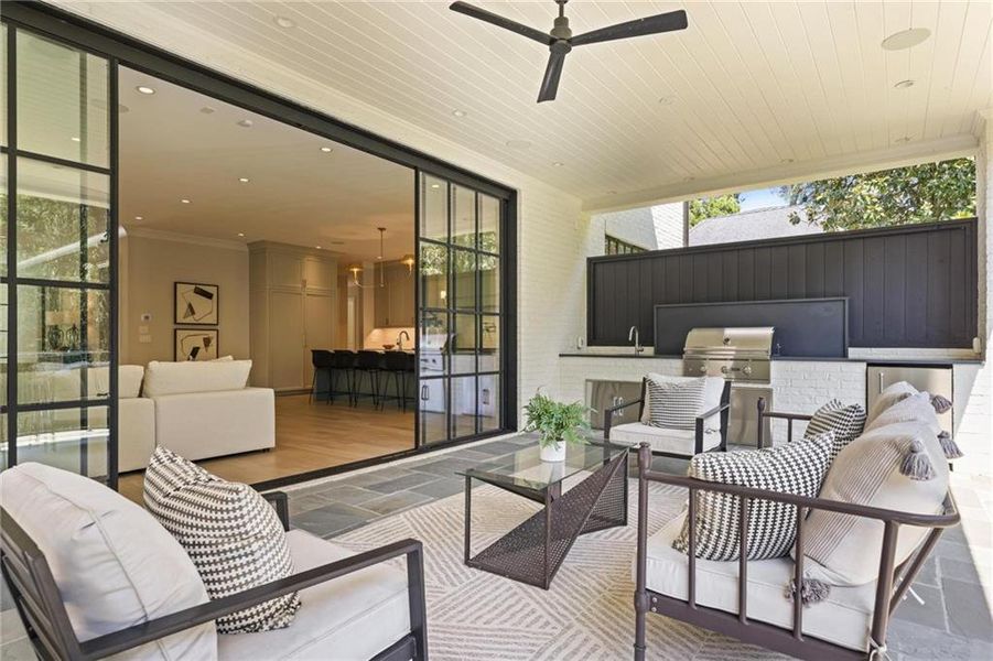 Furnished interior view inside a new home in , Atlanta (Image 30).