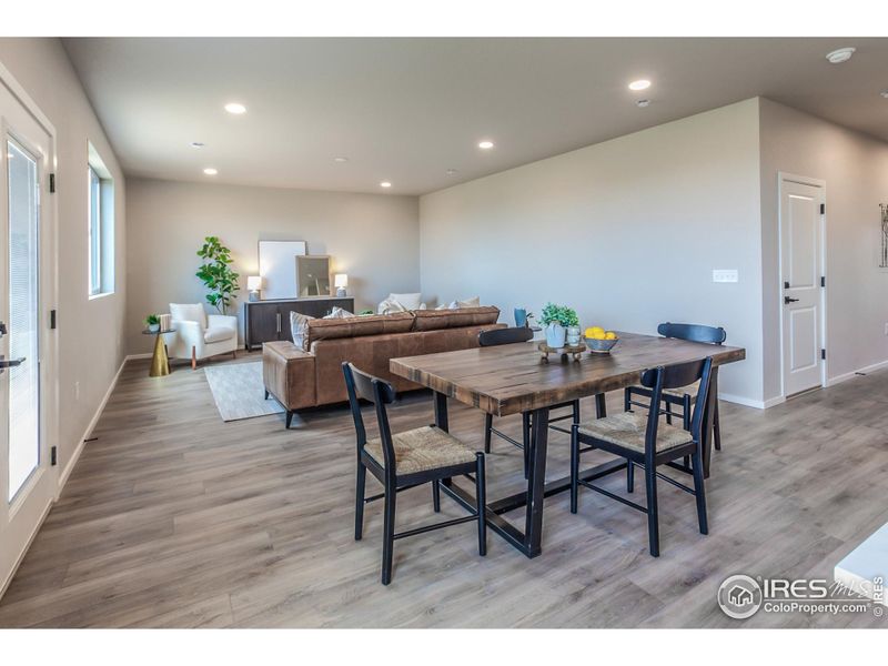 DINING ROOM AND GREAT ROOM