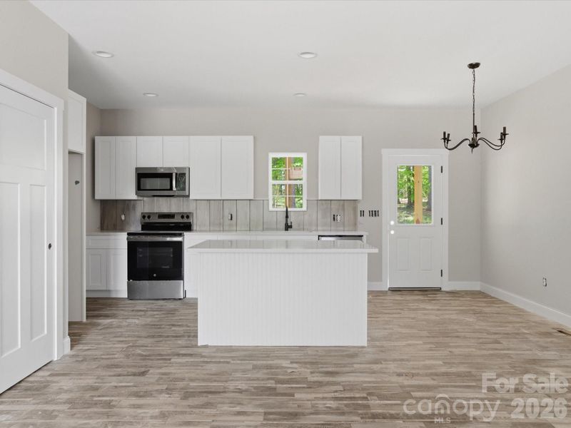 Furnished interior view inside a new home in , Clover (Image 4).