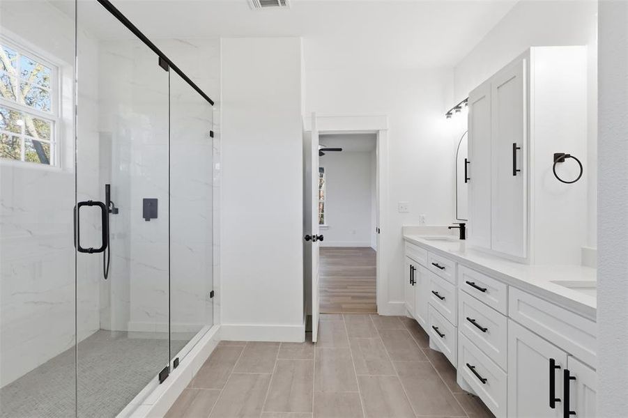 Furnished interior view inside a new home in , Azle (Image 8).