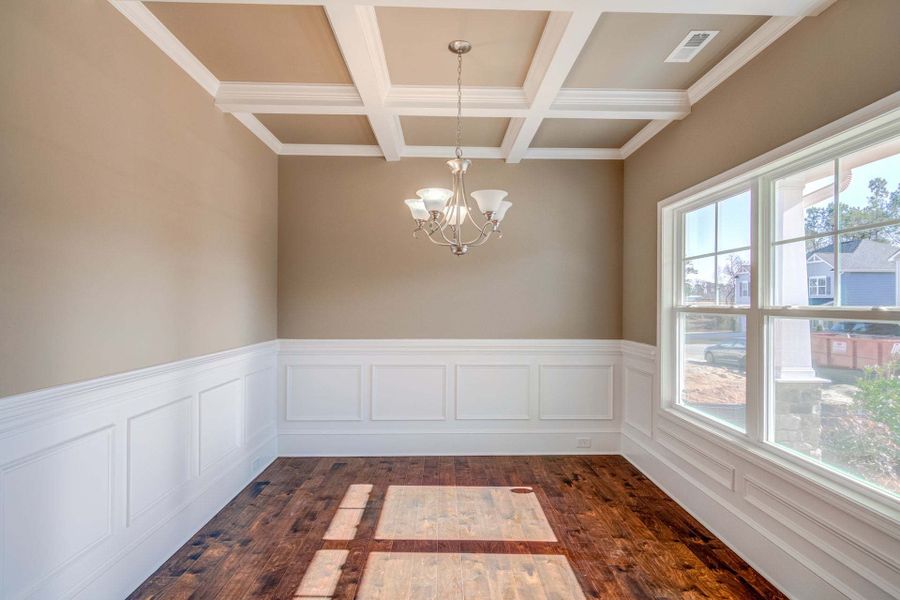 Representative unfurnished interior of a home built from the Drayton by Caviness & Cates Communities in Bartlett Manor, Youngsville (Image 142).