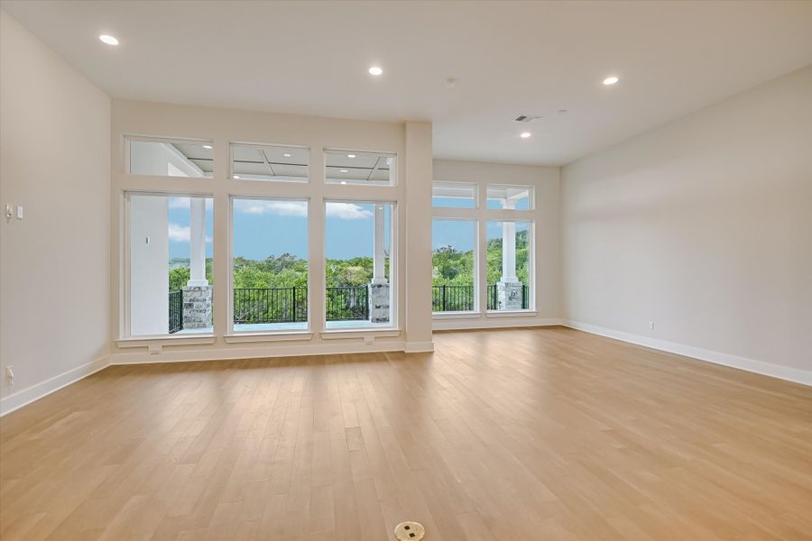 Representative unfurnished interior of a home built from the Sapphire by Giddens Homes in Riverstone, Georgetown (Image 85).