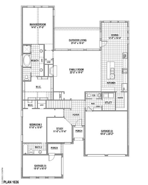 Plan 1636 1st Floor