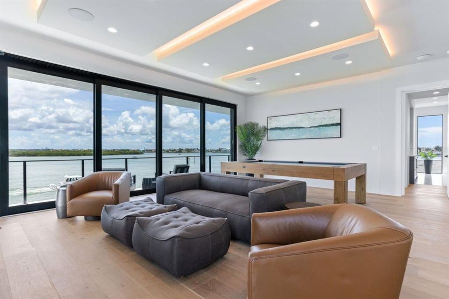 Furnished interior view inside a new home in , Madeira Beach (Image 16). Furnished interior view inside a new home in , Madeira Beach (Image 16).