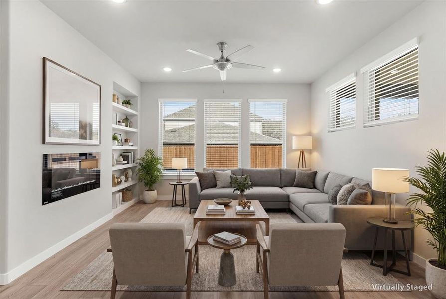 Living Room - Virtually Staged