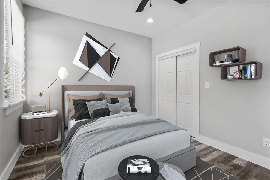 Furnished interior view inside a new home in , Denison (Image 14).