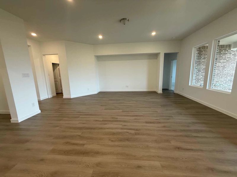 Family Room Construction Progress